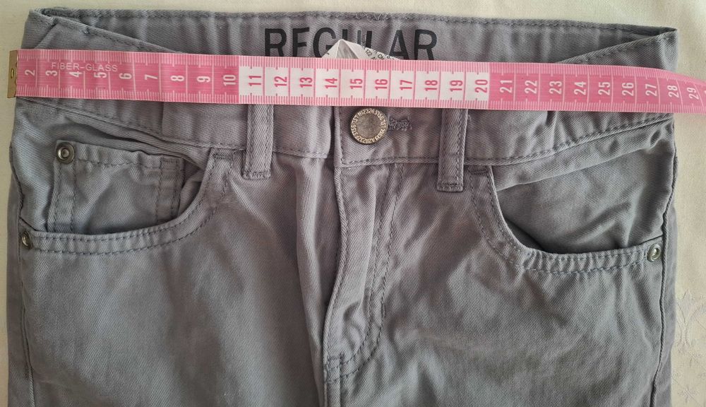 Детски сив дънкови панталон