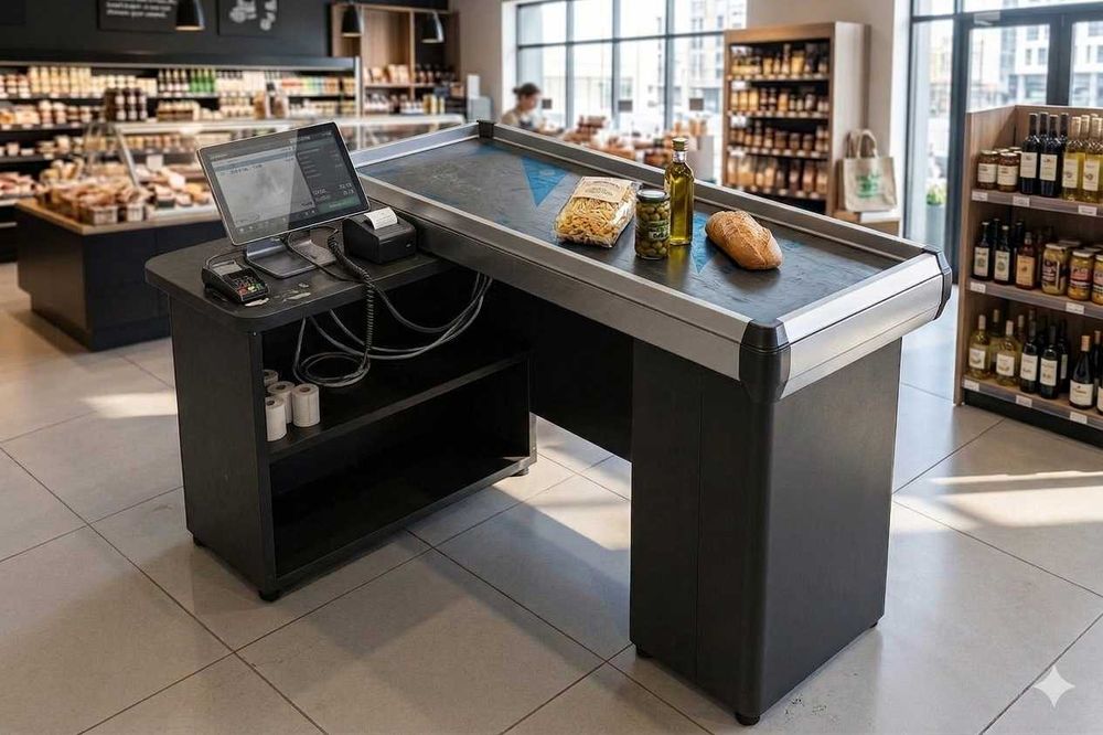 Кассовый стол для магазина, в наличии с доставкой. В Ташкенте