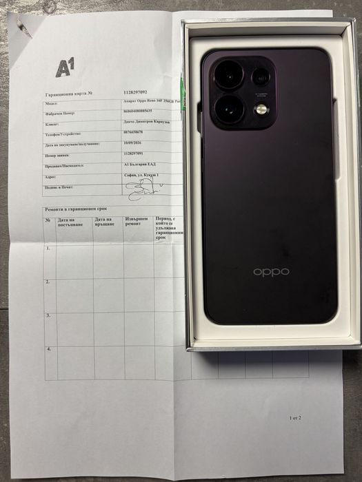 OPPO Reno 16 F 256 gb