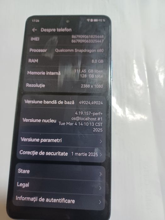 IPhone Huawei nova 9se.