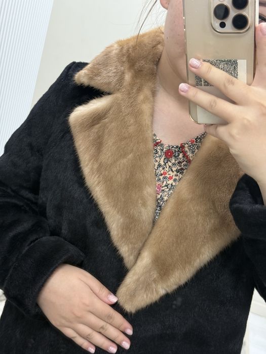 Шуба норка стриженная