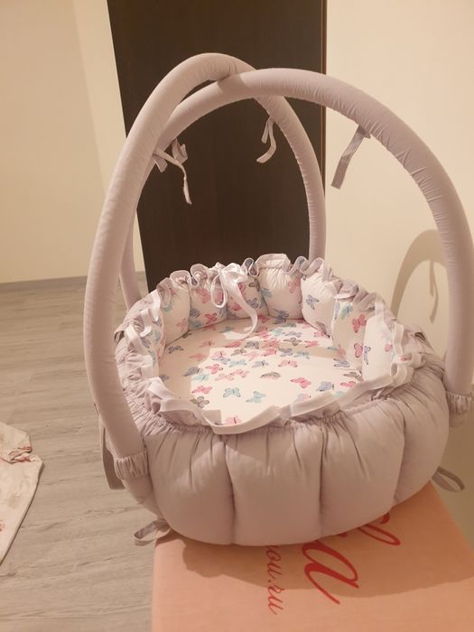 Кокон гнёздышко трансформер  для новорождённого