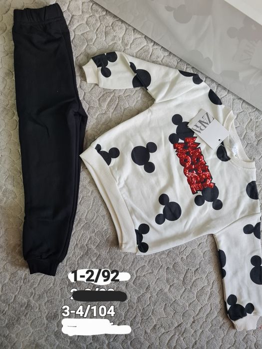 Детски екип анцуг за момиче Zara 1,2,3,4,5,6 7 години