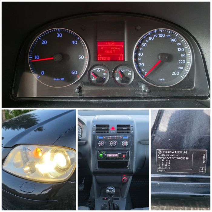 Vw Touran 2.000TDI-136CP, an fabr.2004, euro 4