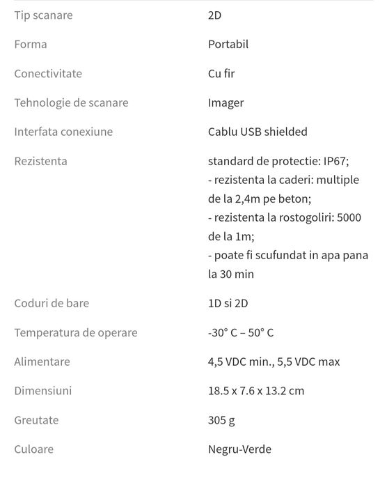 Vand scanner Zebra DS3608
