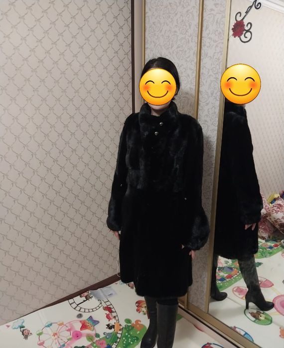 Норковая шуба в отличном состоянии