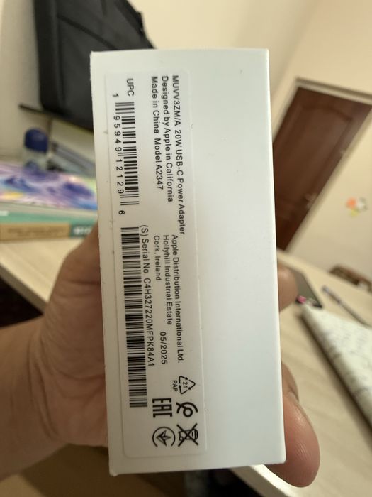 Адаптер питания 20 Вт для Apple iPhone