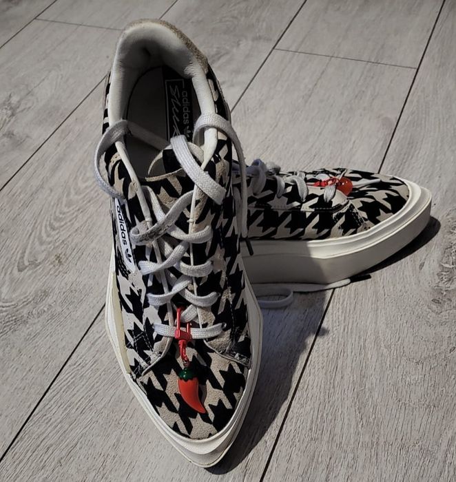 adidas Hypersleek Black White Houndstooth  marime 38