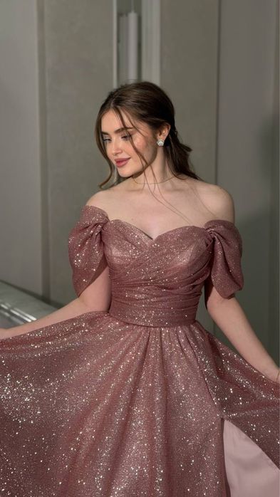 Розовое платье от helenabokino