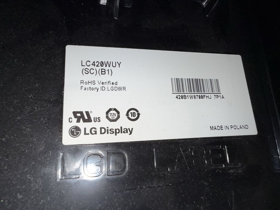 Нетестван телевизор Philips 42PFL3606H/12 за части