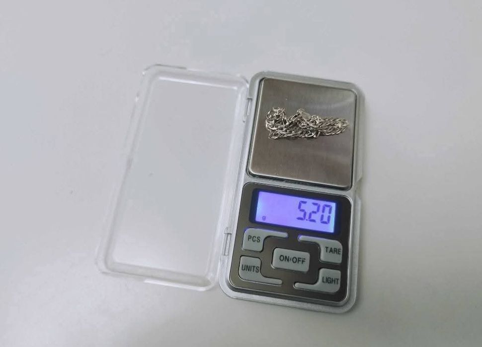 Veche bratara din argint de 925 cu zale impletite