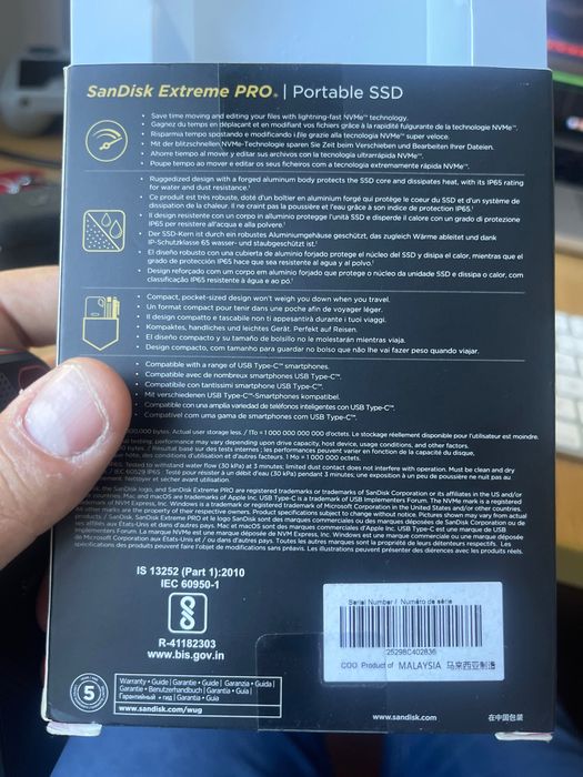 Vand SSD Sandisk Extreme Pro 2tb