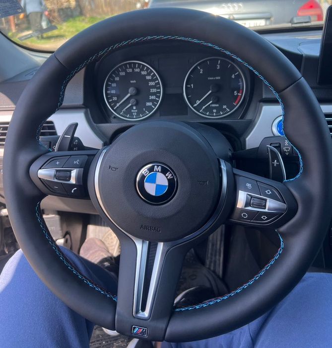 BMW Спортен Волан M с Цветни Конци E90 E91 E92 E70 E71 Е87 E84 НАЛИЧНИ! НА СКЛАД!