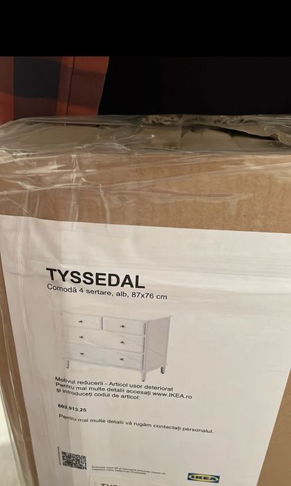Comoda ikea, nou si ambalat