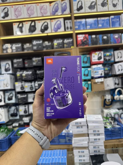 Наушники JBL TUNE FLEX беспроводные оригинал ANC