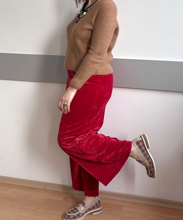 Страхотен червен панталон gudrunsjoden и нова туника I Say