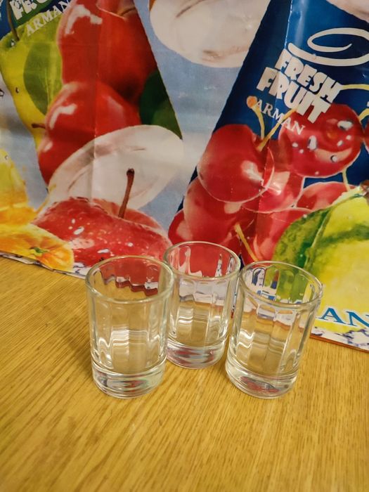 Стопки стеклянные