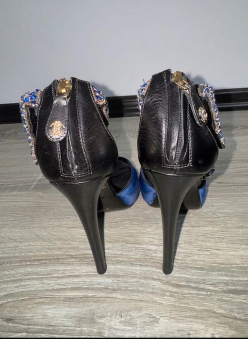 Sandale cu toc Roberto Cavalli