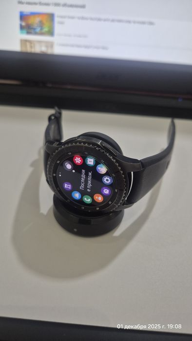 Gear S3 frontier наручные умные часы Samsung