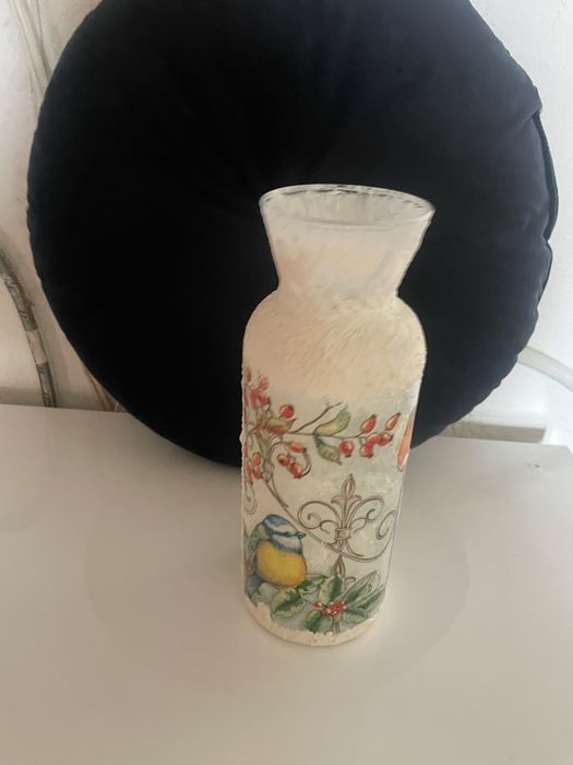 Ваза за цветя ръчна изработка