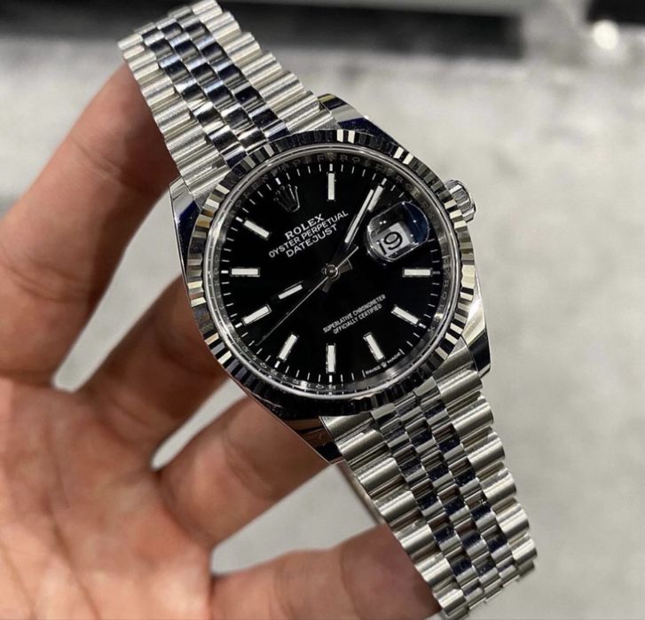 Rolex Date-Just 41mm Black Dial ETA 3235
