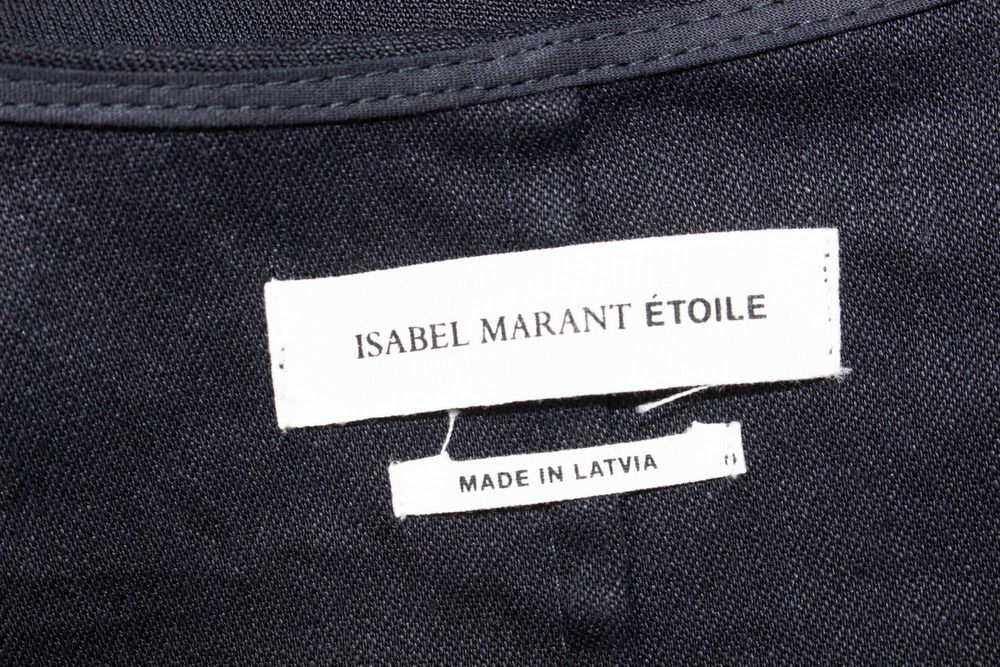 Isabel Marant Etoile дамска рокля прегърни ме черна ленена 38 S