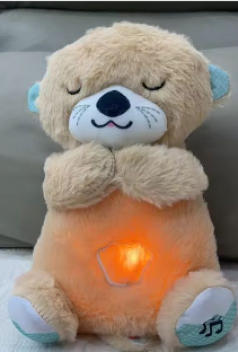 Плюшена играчка Видра Бял шум Нежни звуци за успокояване