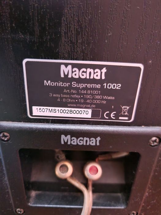 Boxe Magnat + Receiver Yamaha