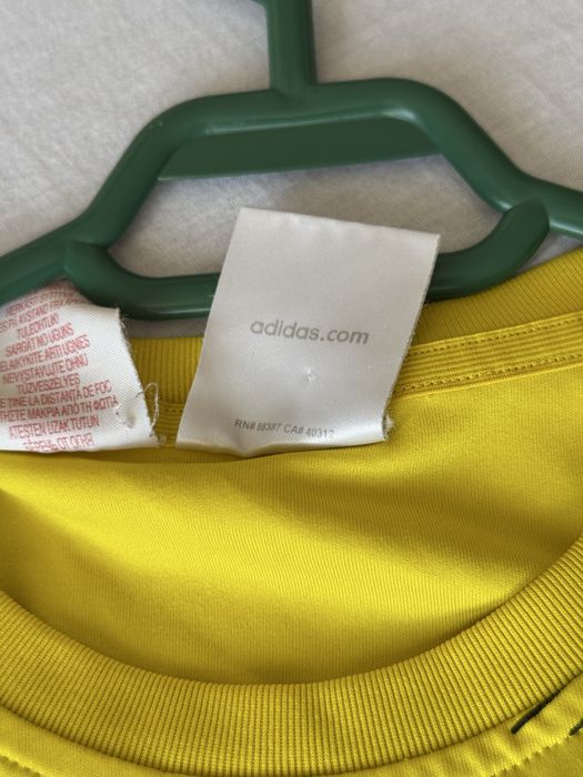 Tricou sport Adidas galben – original, mărime S