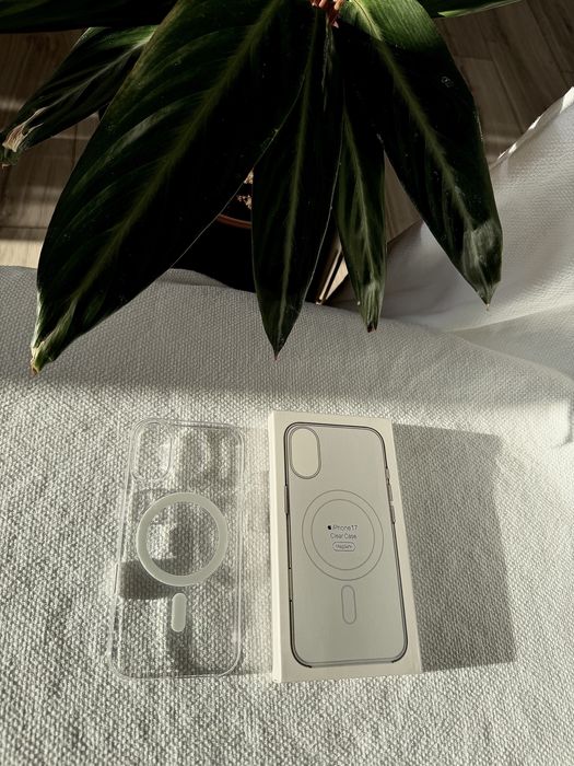 Husă Apple Clear Case cu MagSafe - iPhone 17/Pro/Pro Max/Air