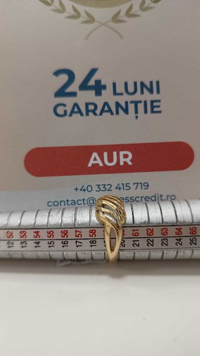 (Ag24) Inel aur 18K 2.70gr B44377.1- Garantie 2 ani!