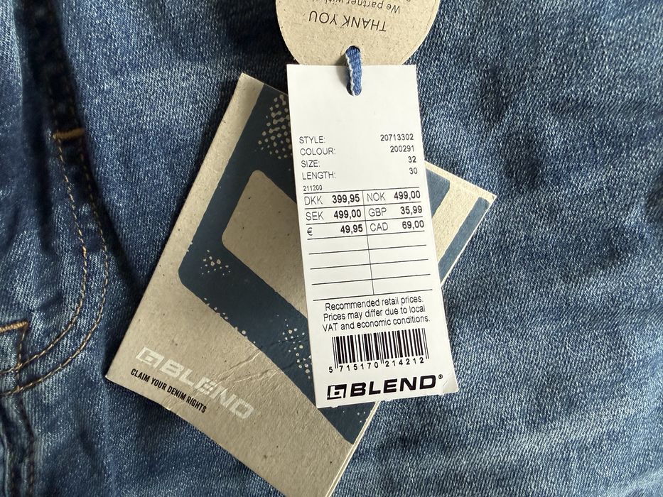 BLEND Slim Twister Jeans ОРИГИНАЛНИ мъжки дънки - 32