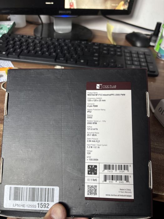 Ventilator Noctua NF-F12 industrial PPC 120mm