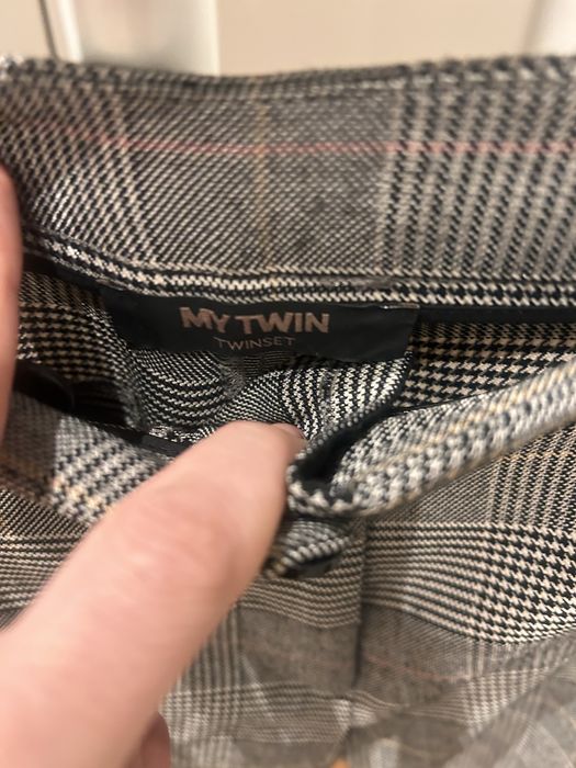 Twinset My Twin уникален панталон каре