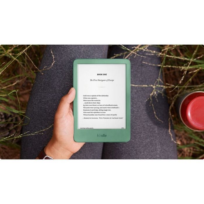 eBook Reader Amazon Kindle 2024 (11th Gen), 16 GB, Display 6", Wi-Fi, USB-C, cu Reclame,Verde,sigilat