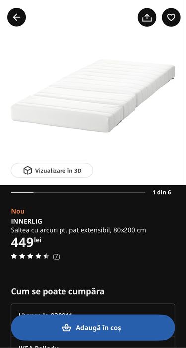 Pat extensibil ikea busunge pat copii extensibil evolutiv 80x200