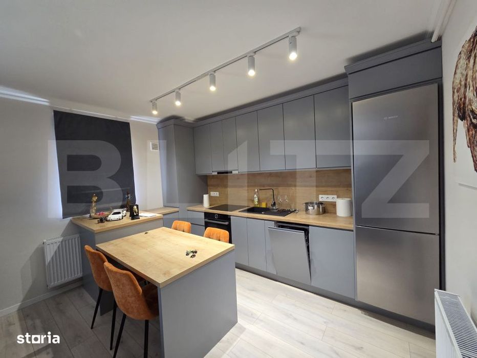 Apartament 3 camere, 73 mp utili, LUX, Bloc nou, Zona centrala, La ch — fotografia 1