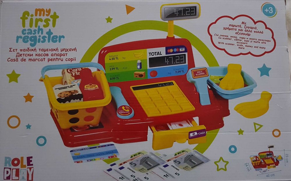 Set de joacă, la supermarket, My first Cash Register