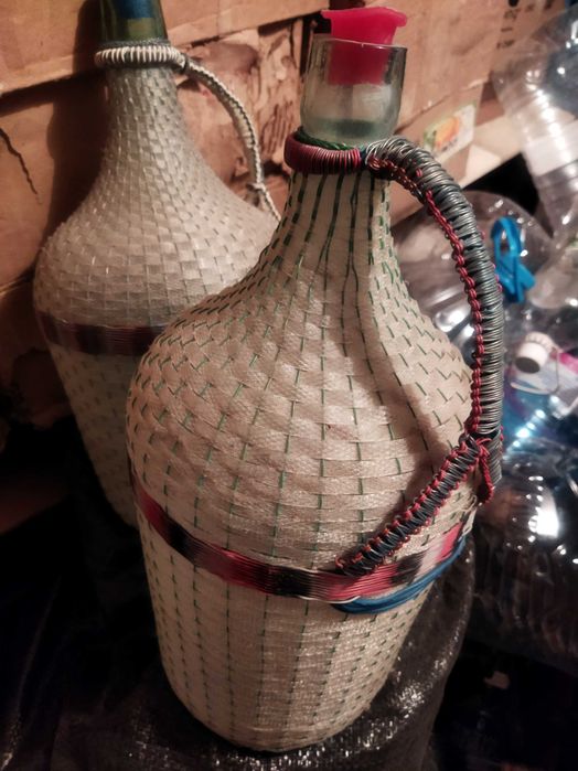 Дамаджани 5 литра, дамаджана, стомни, стомна здрава и чиста 2 бр.