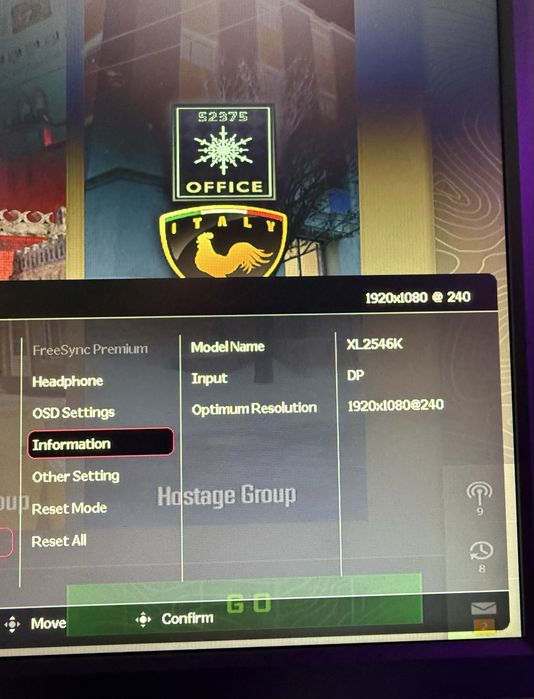 Monitor Gaming BenQ Zowie XL2546K 240Hz