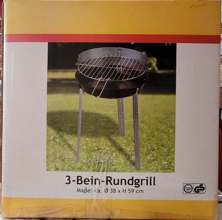 Grătar rotund cu 3 picioare NOU