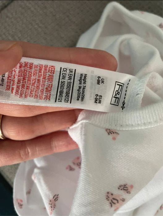 Set pijamale  bebe 6-9 luni