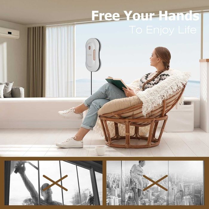 Робот за прозорци CHOVERY window cleaning robot,Гаранция