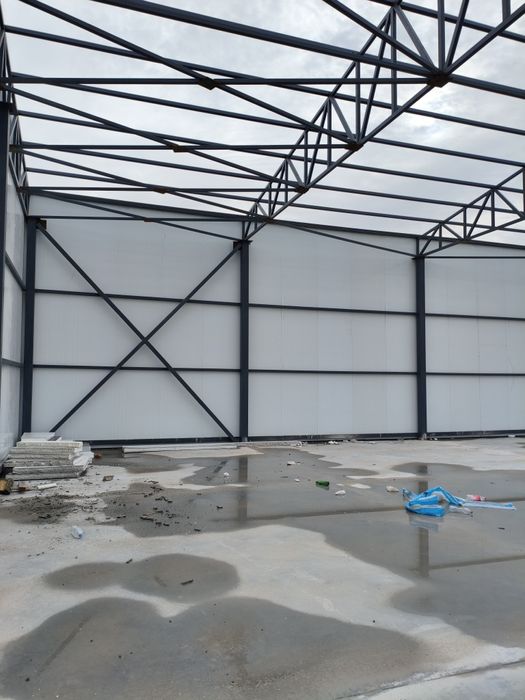 Metal konstruksiya tom naves moyka mastavoy kran gruzavoy lift .