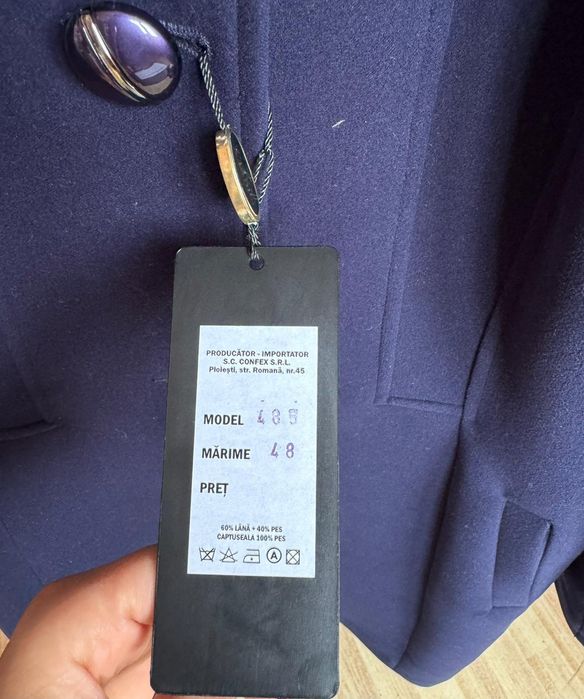 Palton lână impecabil