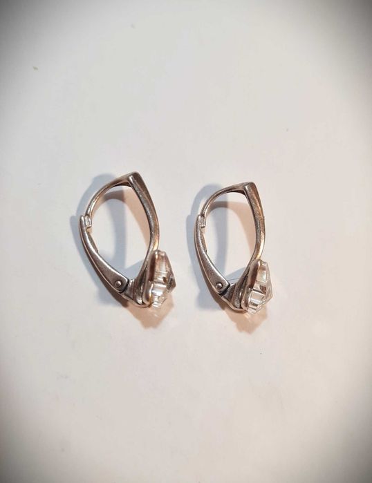 Cercei Fluture - argint cu cristale Swarovski