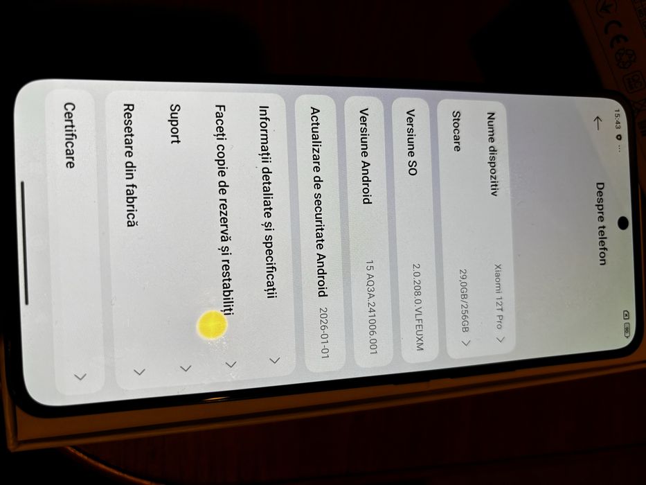 Telefon Xiaomi 12 T PRO