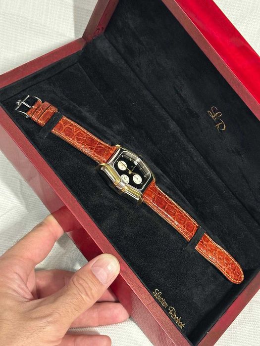 CEAS LUCIEN ROCHAT - KRON - Auto - Aur/Otel - 17g de aur + Cutie +Acte