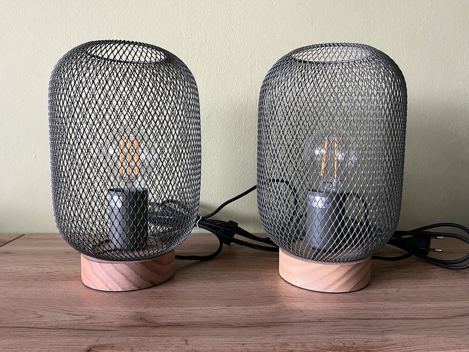 Veioza lampa verde metal