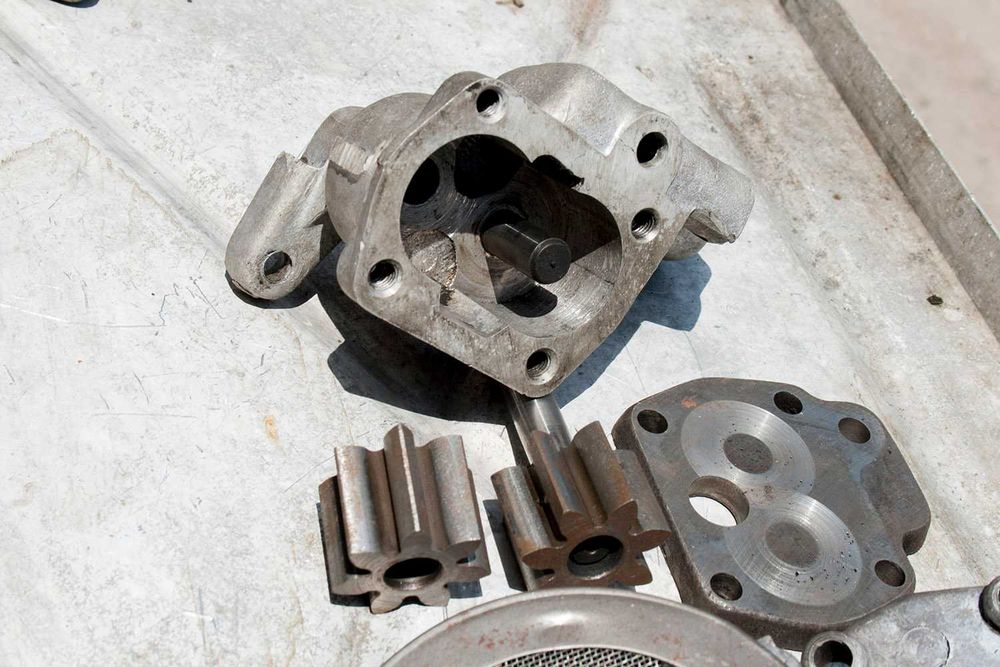 Масленный насос б.у. от ДВС ГАЗ (волги) модели ЗМЗ-4021, бу